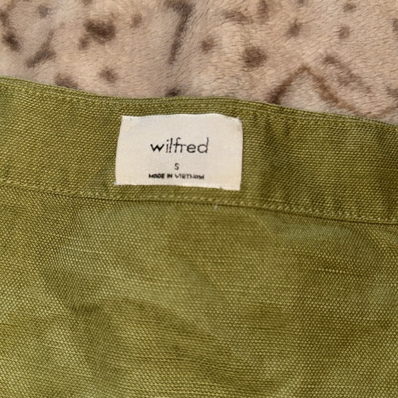 Wilfred green linen blend top - Picture 6 of 13